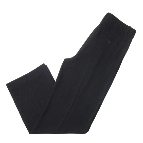 NWT Theory Adamaris in Black Rosina Crepe Single Pleat Wide Leg Pants 4 x 32 - Picture 7 of 7